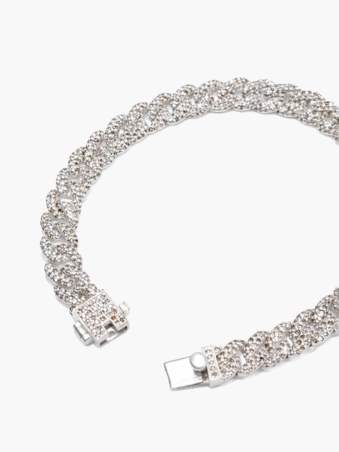 天の川 SV925 Brown Diamonds Chain Bracelet 【gp006-sv1】 - Silver