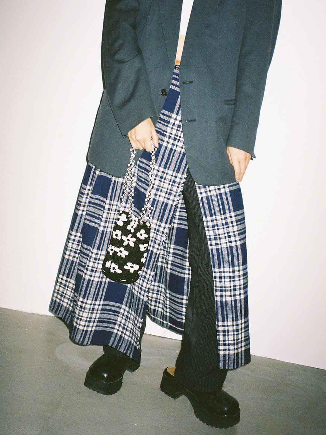 Black Flower Dream Bag - Black
