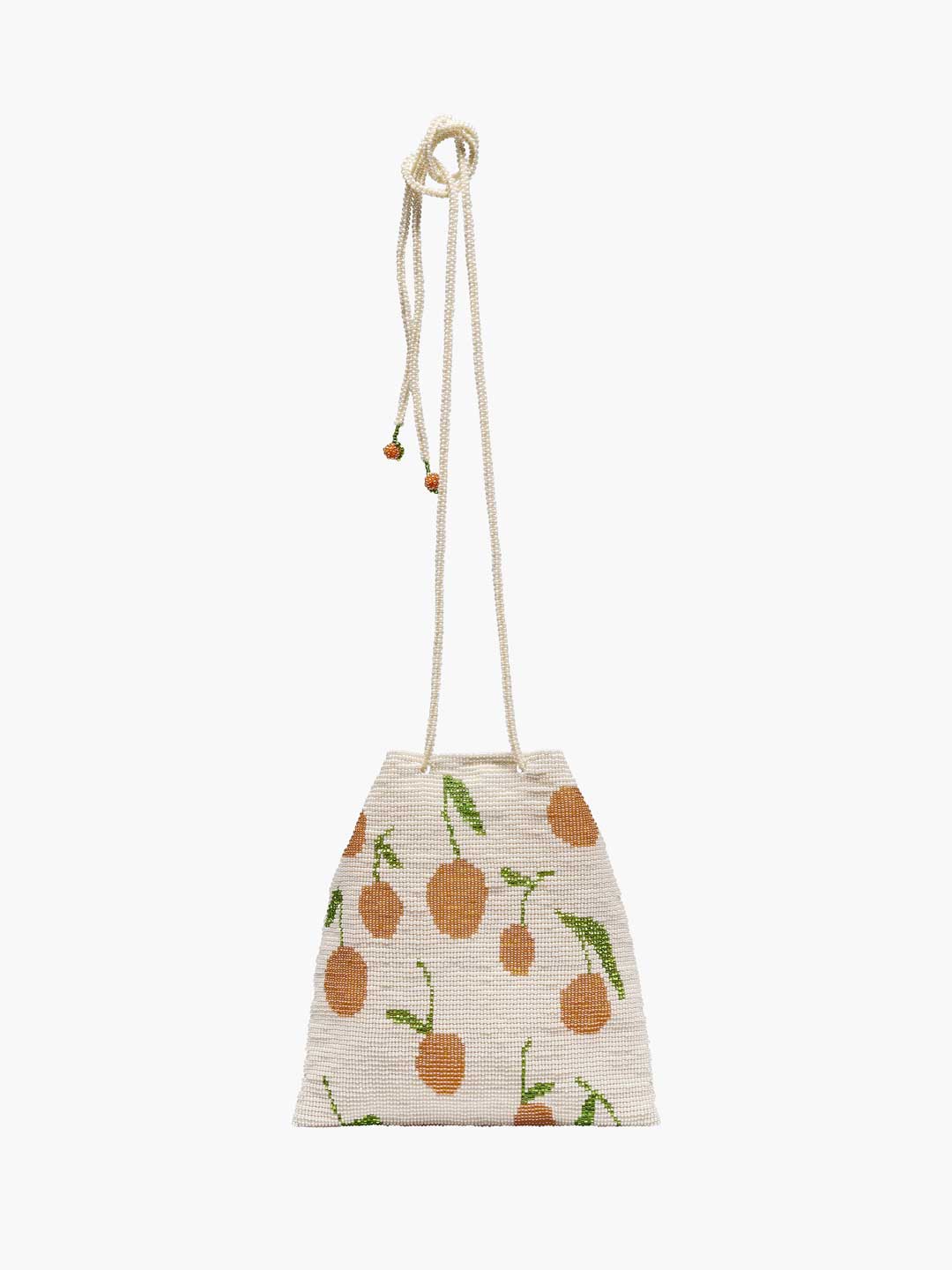 Tangerine Pouch Bag - White
