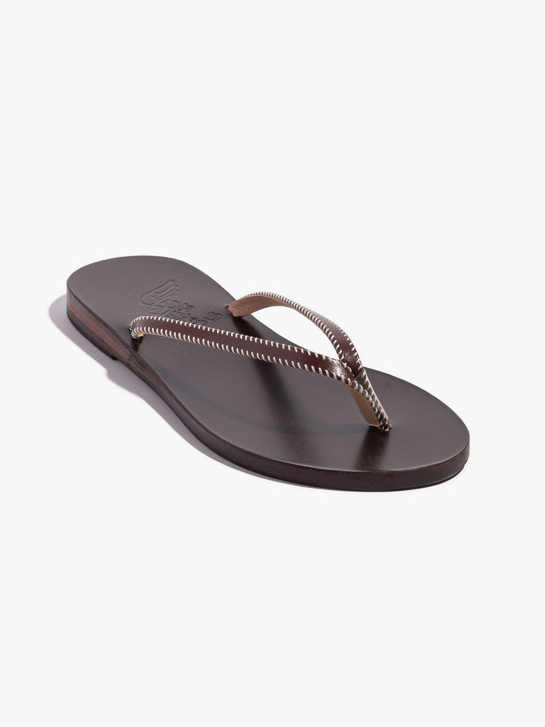 Saionara Stitch Sandal - Brown