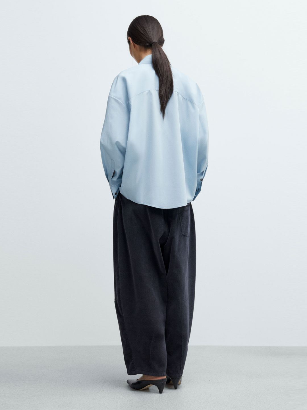 Oversized Shirt - Light Blue