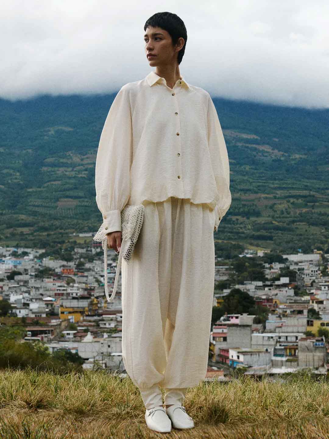 CORDERA(コルデラ) | ハンドメイド ビーズ トートバッグ - ブラック