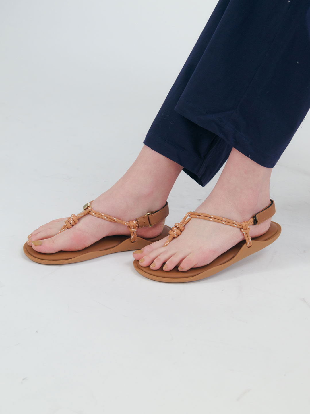 Flo Monocolor Sandal - Terracotta