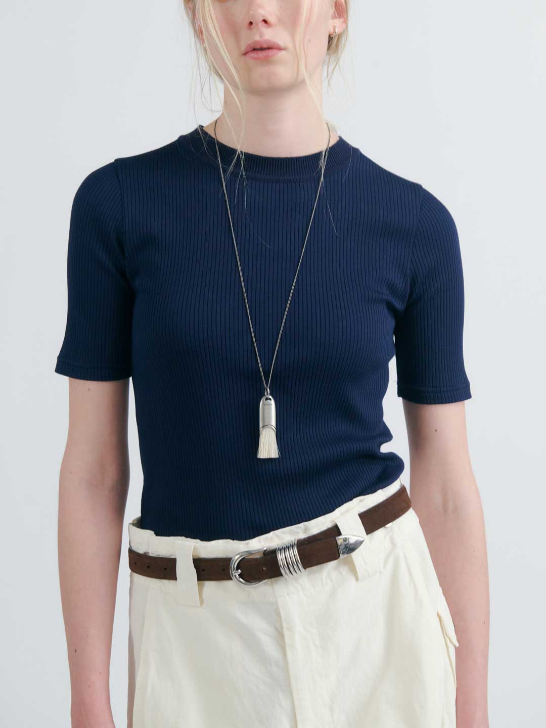 Hollyhock Suede Belt - Chocolate