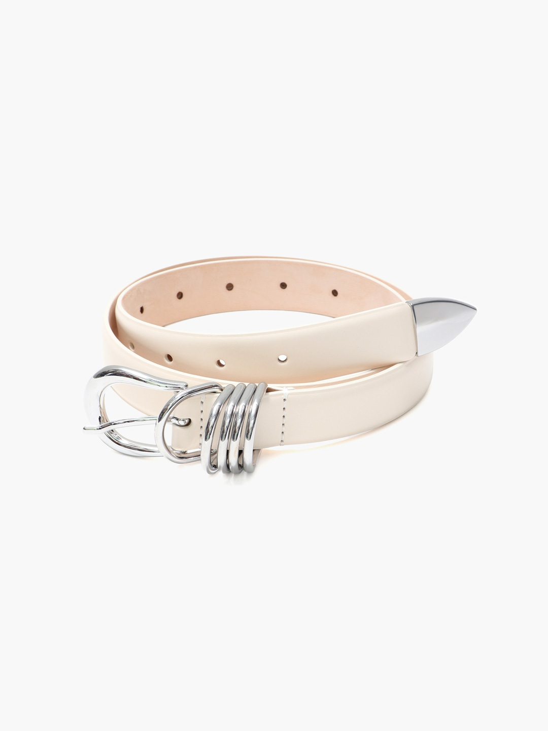 Hollyhock Ivory Belt - Ivory
