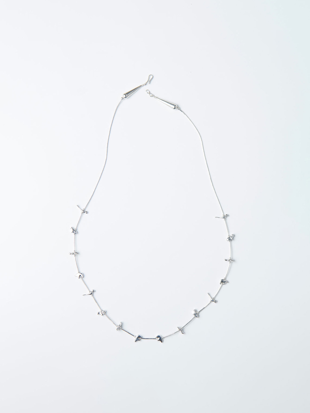 Petit Animal Fetish Necklace 68cm - Silver