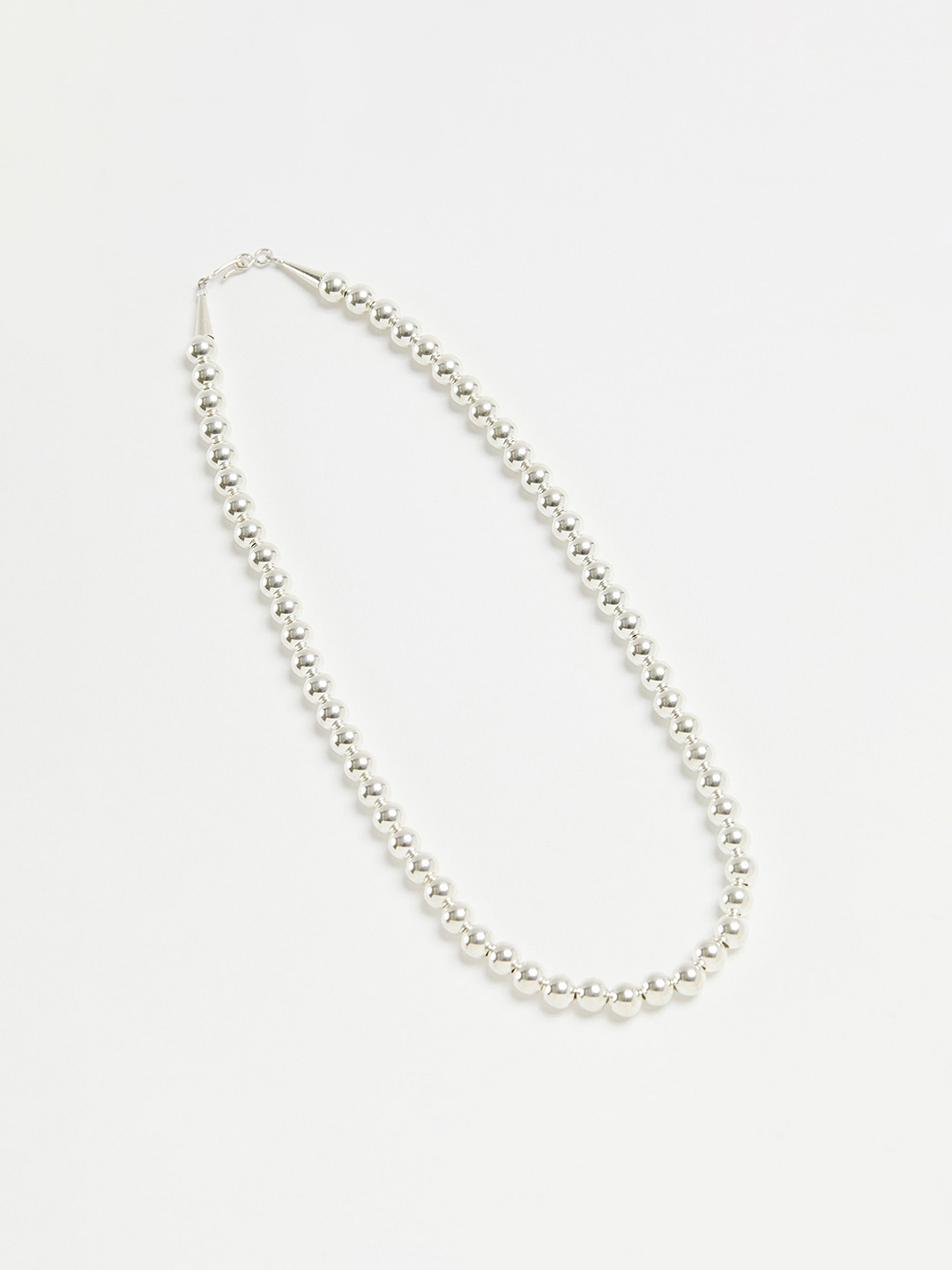 8mm Ball Chain Necklace 50cm – Silver