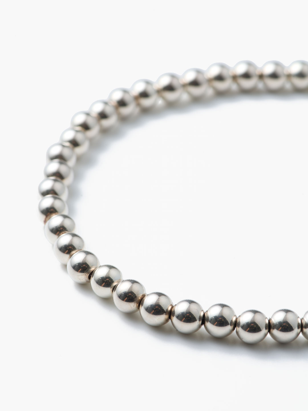 Harpo | 8mm ボール チェーン ネックレス 40cm - シルバー Harpo | 8mm ボール チェーン ネックレス 40cm - シルバー
