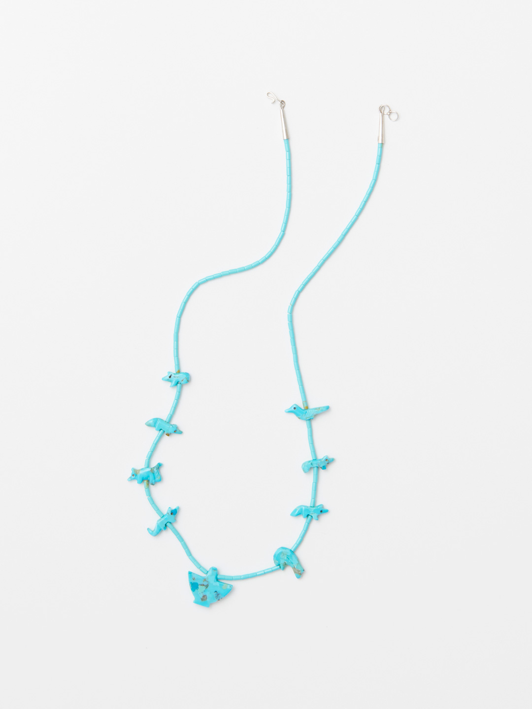 Turquoise Animal Necklace SHORT - Blue
