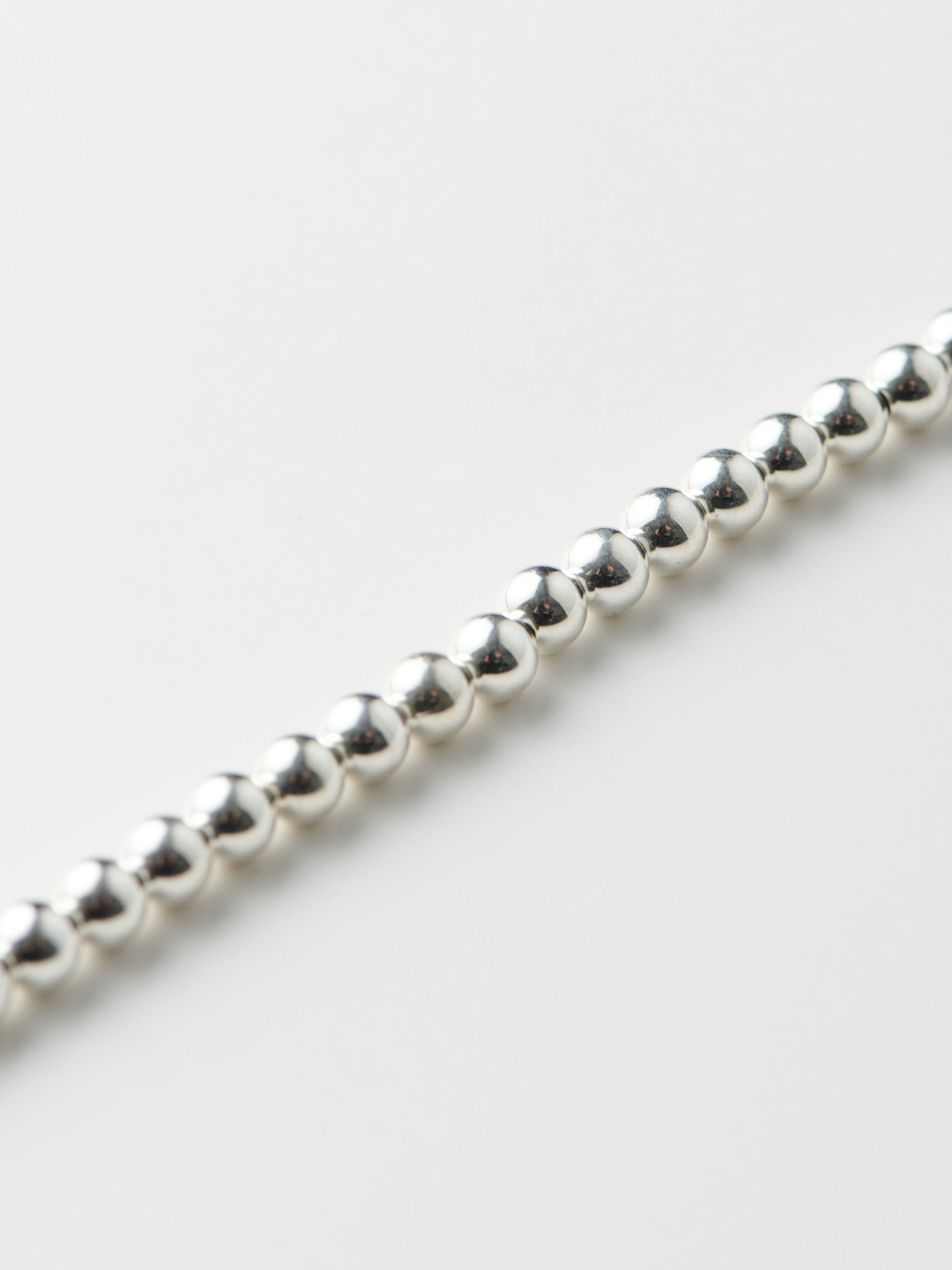 5mm Ball Chain Bracelet - Silver