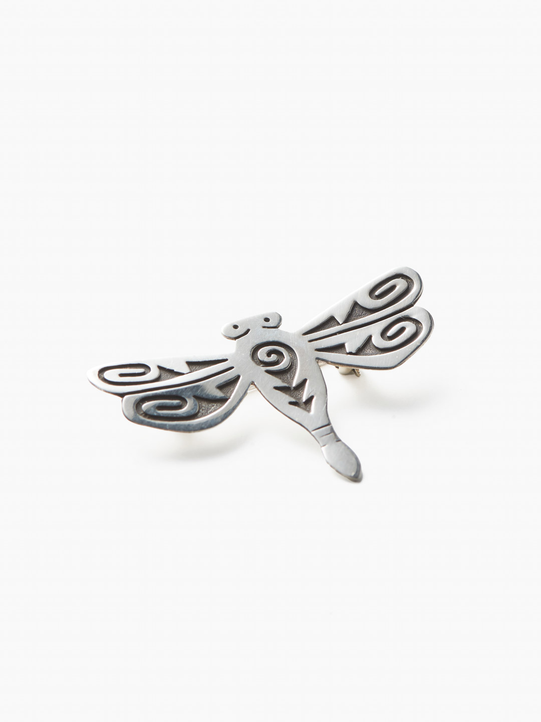 Dragonfly Brooch - Silver