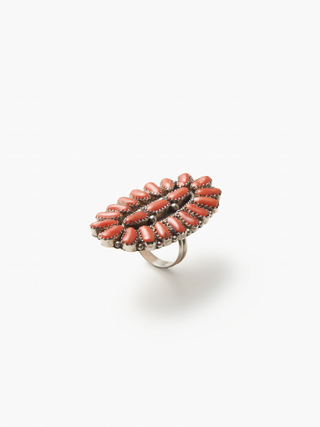 Flower Ring - Coral