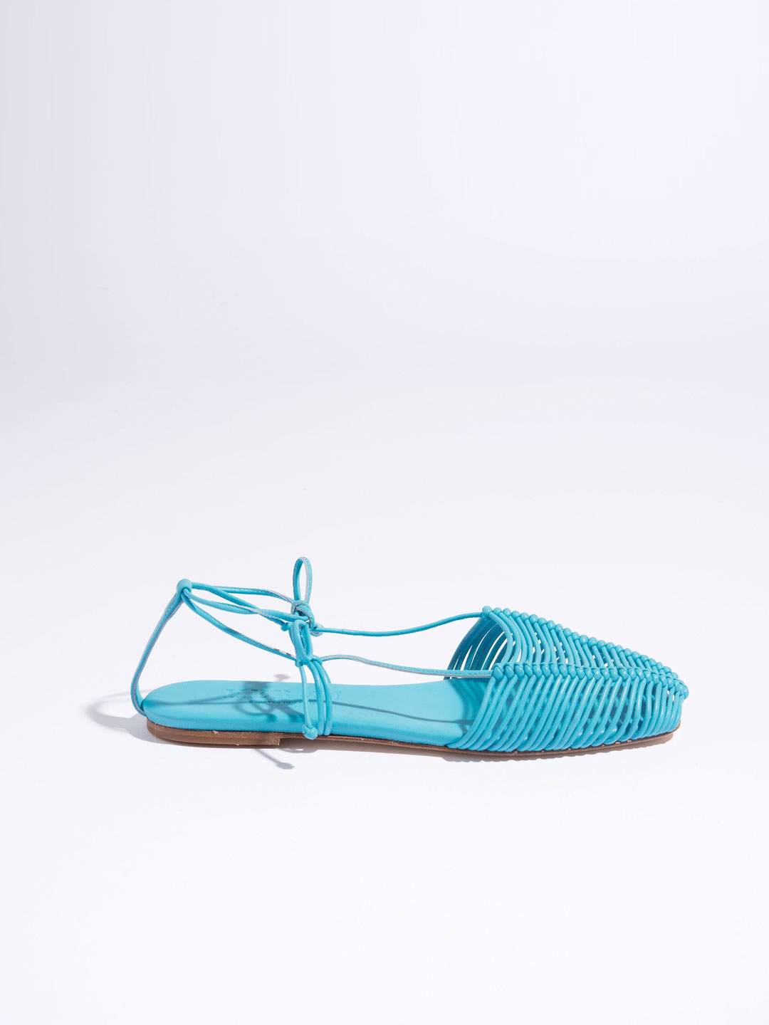 Valva Knotted Sandals - Turquoise