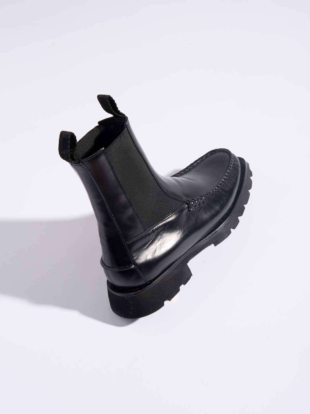 Alda Sport Chealsea Leather Boots - Black