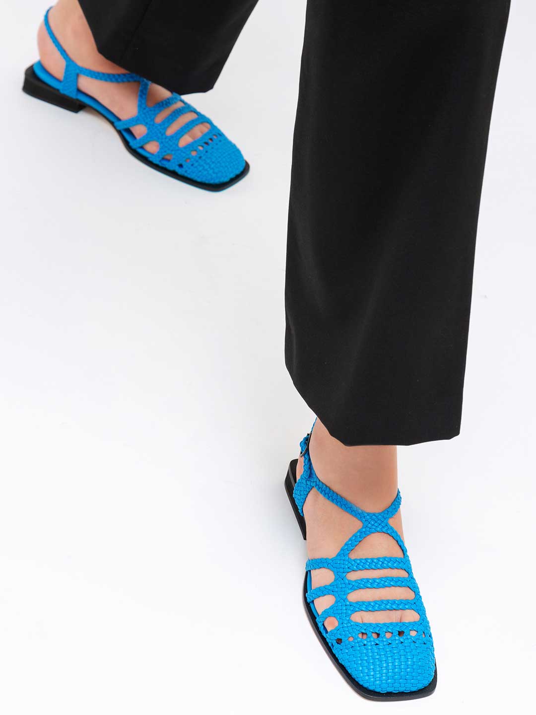 Barana Woven Sandals - Blue