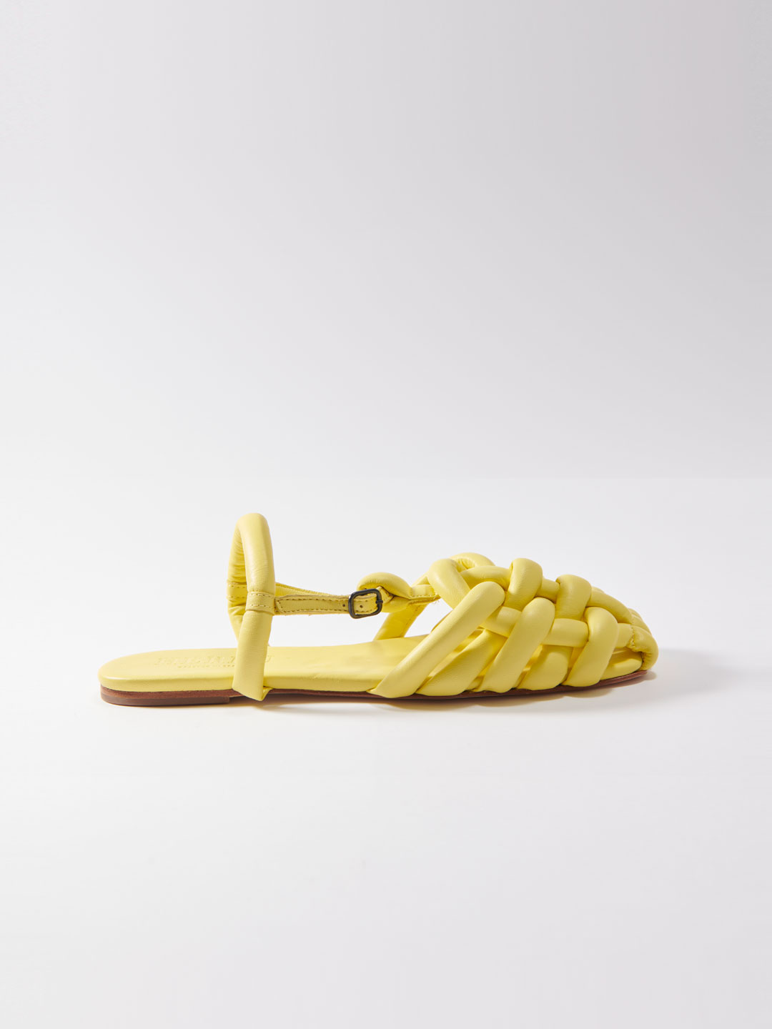 Cabersa Padded Fisheman Sandals - Light Yellow