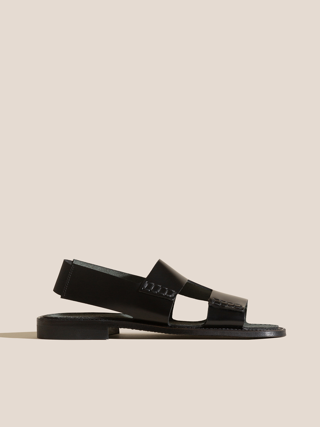 LLAUT - Slingback Loafer Sandal - Black