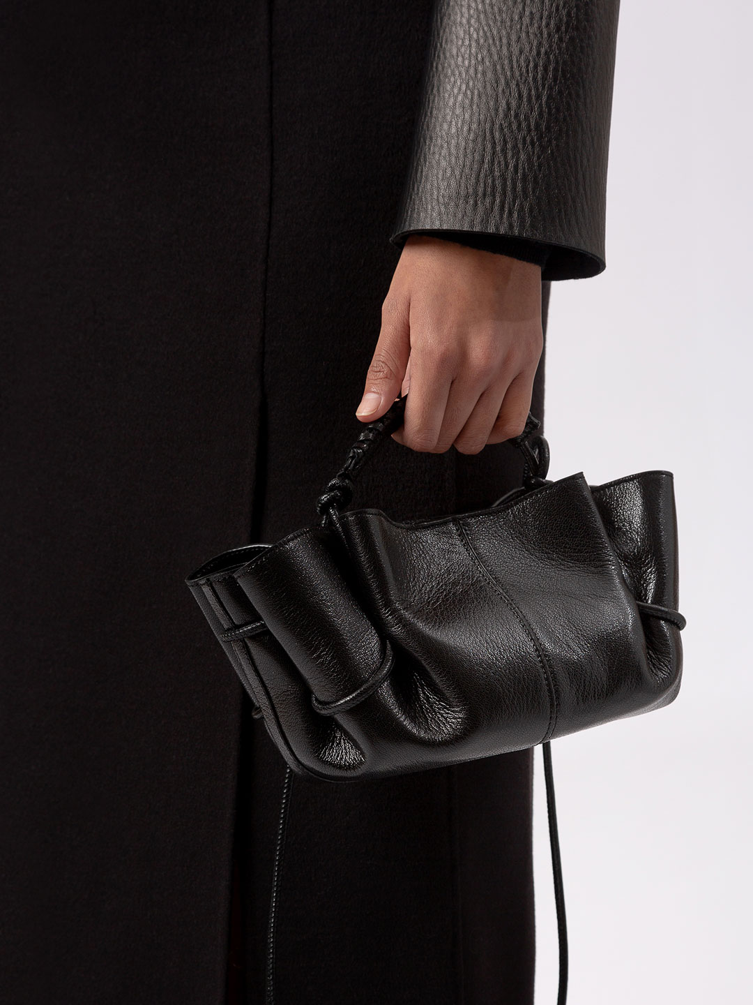 HEREU(ヘリュー) | アルタ ミニ プリーティド クロスボディバッグ