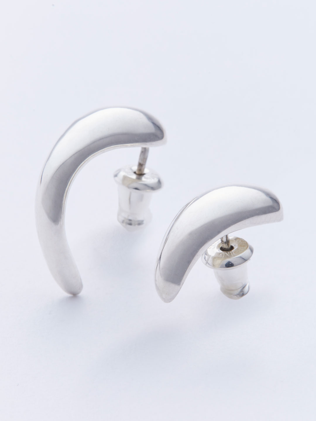 Vuelta Pierced Earrings – Silver