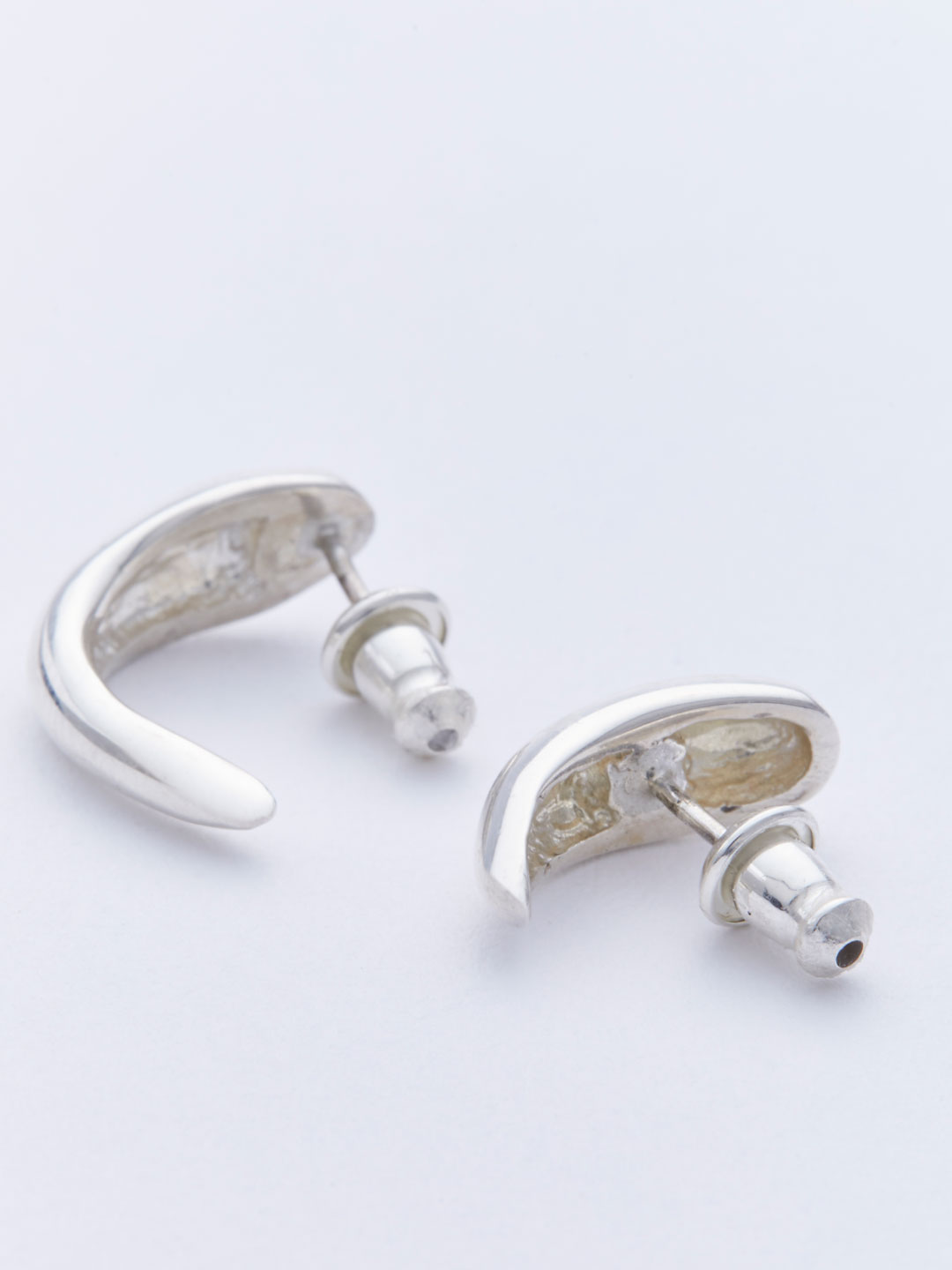 Vuelta Pierced Earrings - Silver