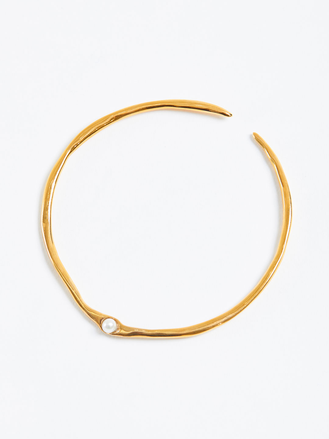 Pearl Arm Cuff - Gold