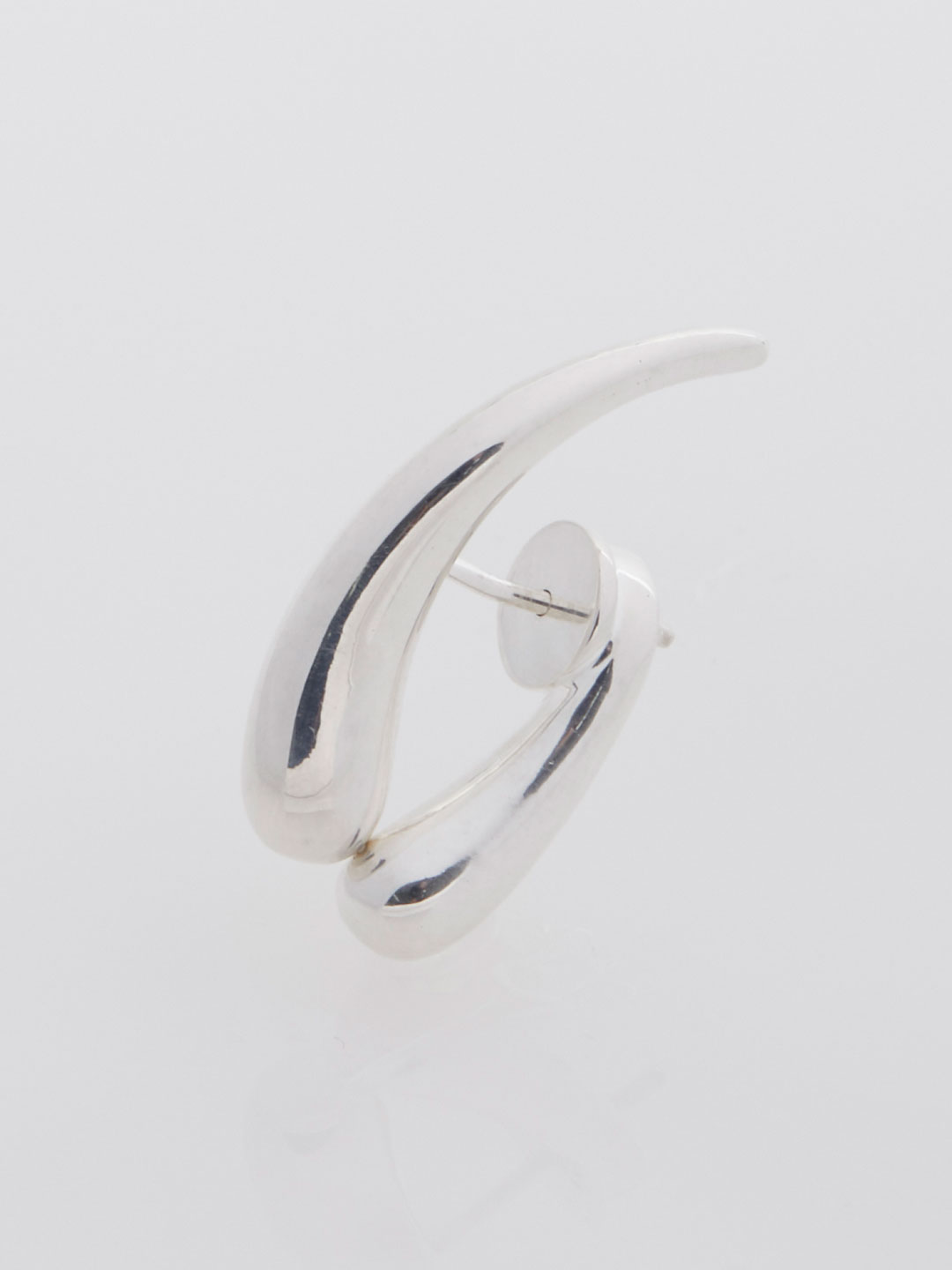 Abrazo Pierced Earring - Silver