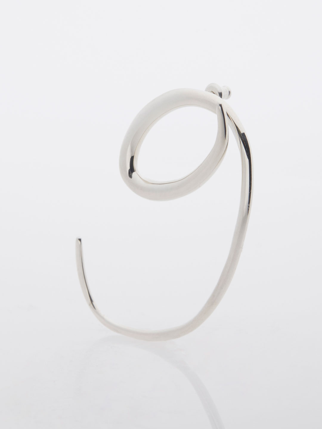 Swirl Ear Piece - Silver