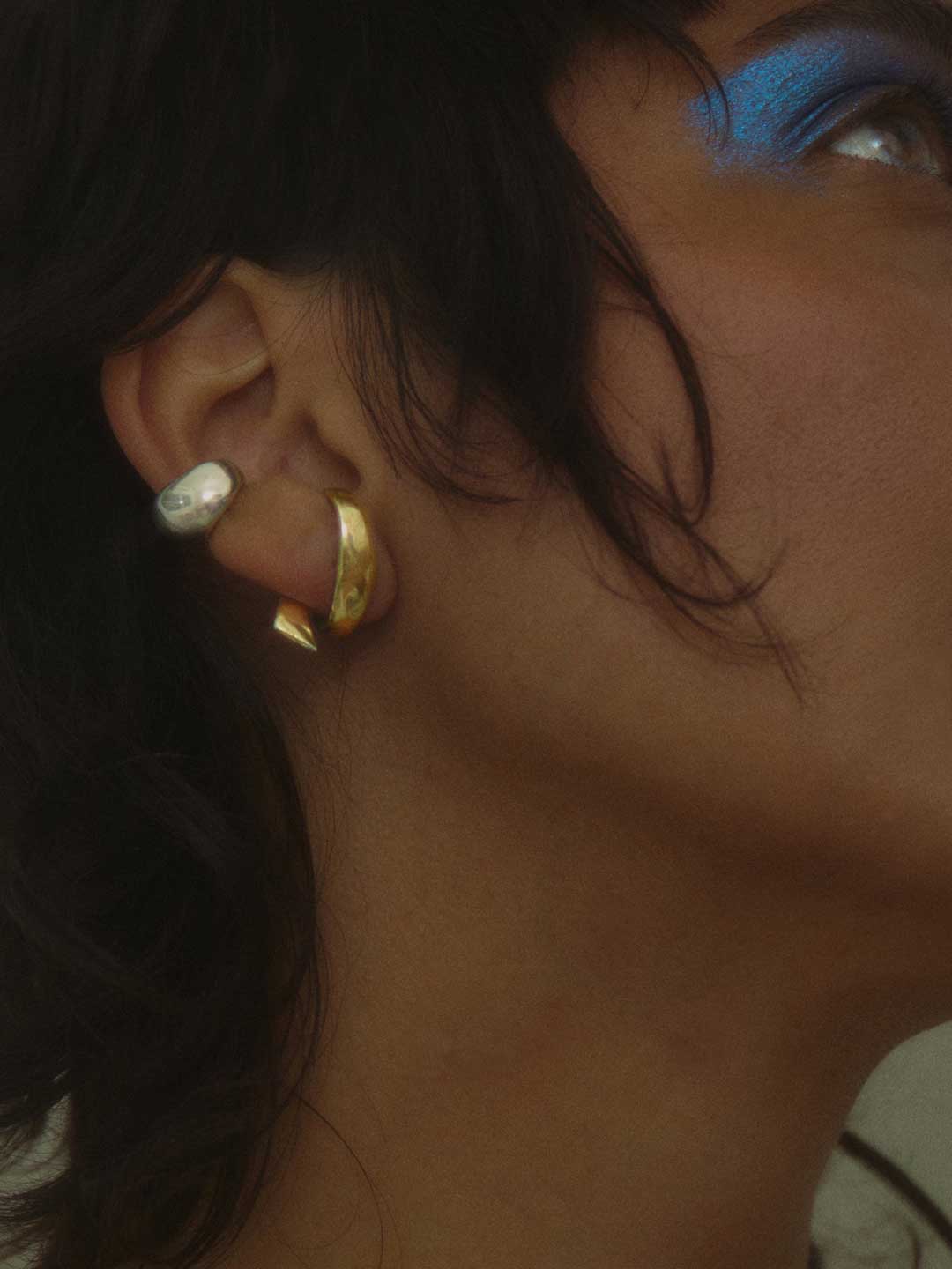 Cinta Pierced Earring - Gold