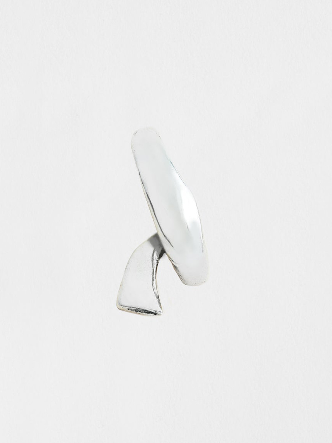 Cinta Pierced Earring - Silver
