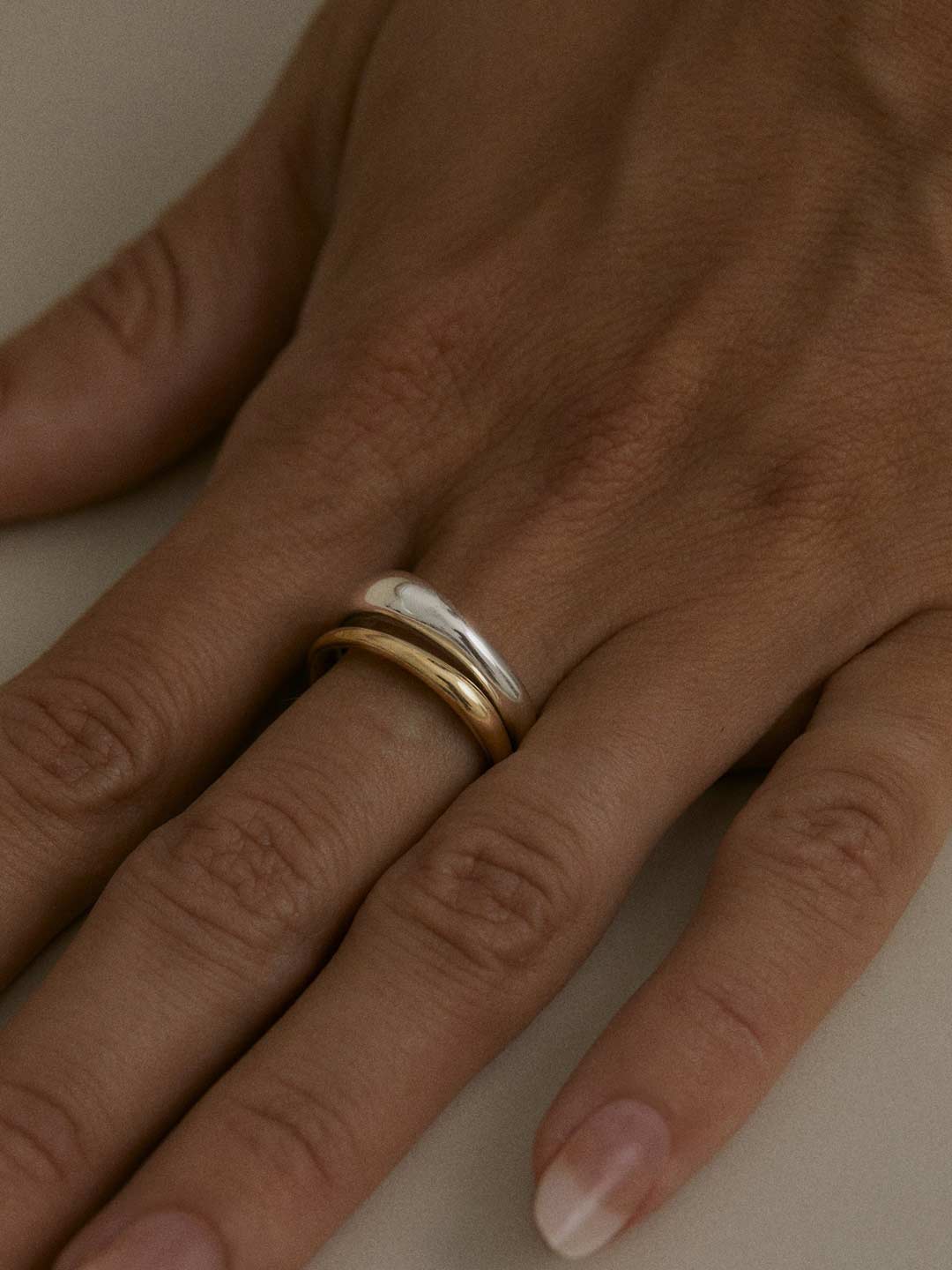 Dueto Ring - Silver/Gold