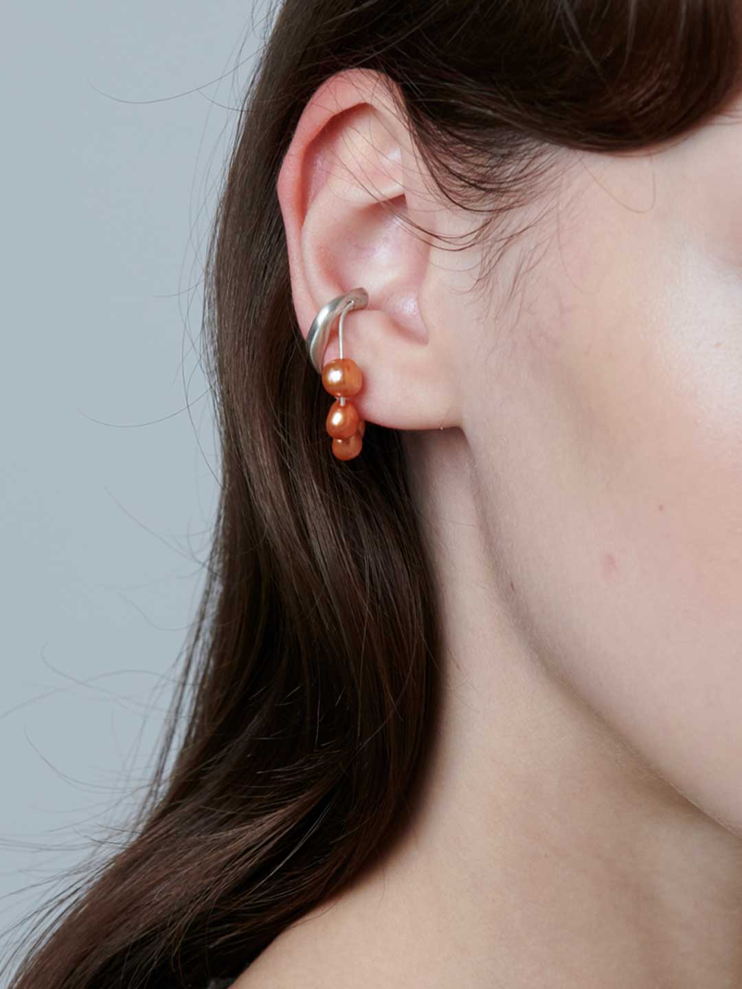 Camaron Ear Cuff - Silver