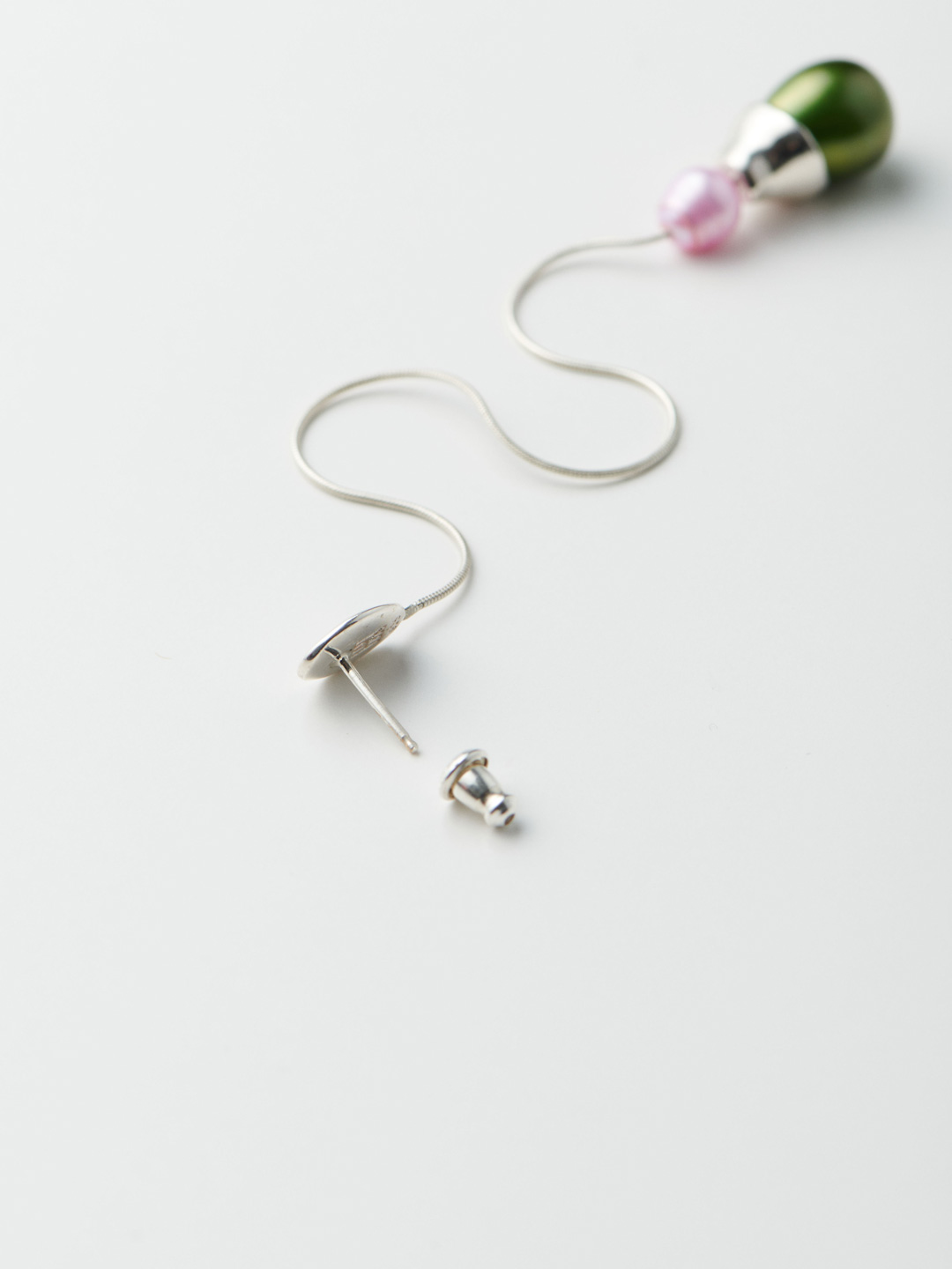 Nereidas Pierced Earring - Silver