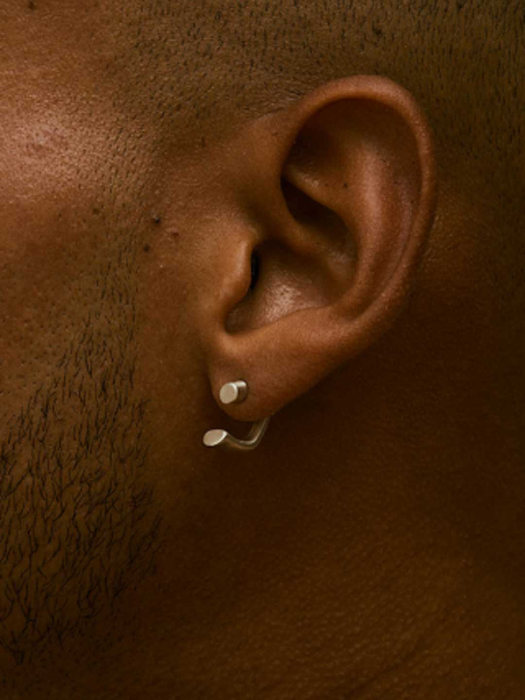 Open Hoop Pierced Earring - Gold