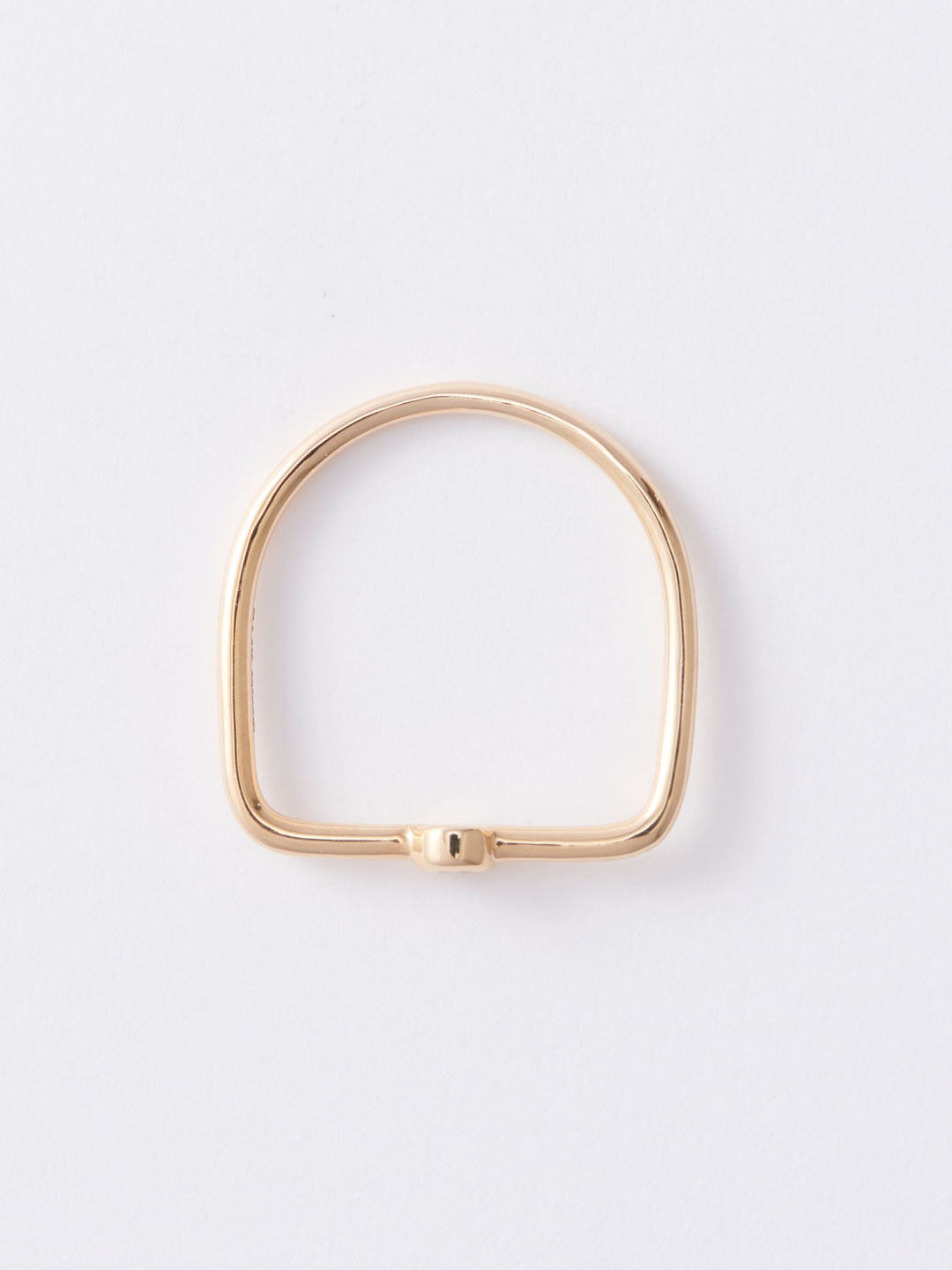 Joan Miro Bezel Diamond Ring - Yellow Gold