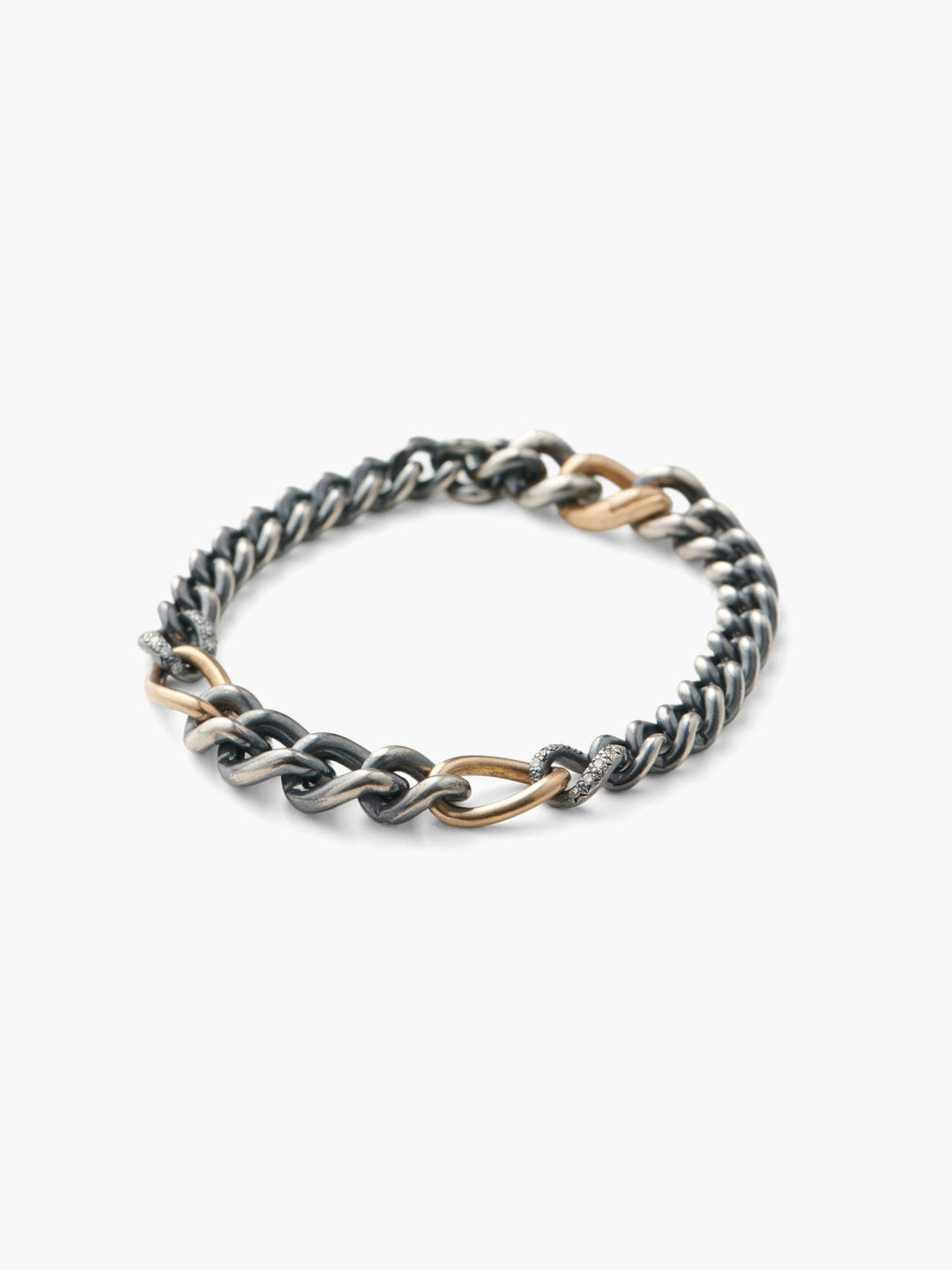 Humete Diamond Chain Bracelet 09 【et -BR130s】 / 2S / S - Silver