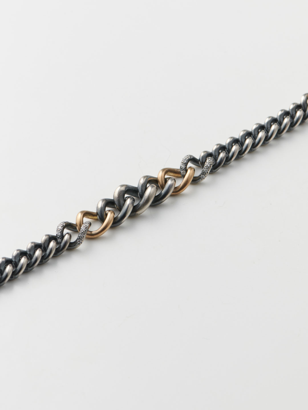 Humete Diamond Gradation Chain Bracelet 11 / 2S - Silver