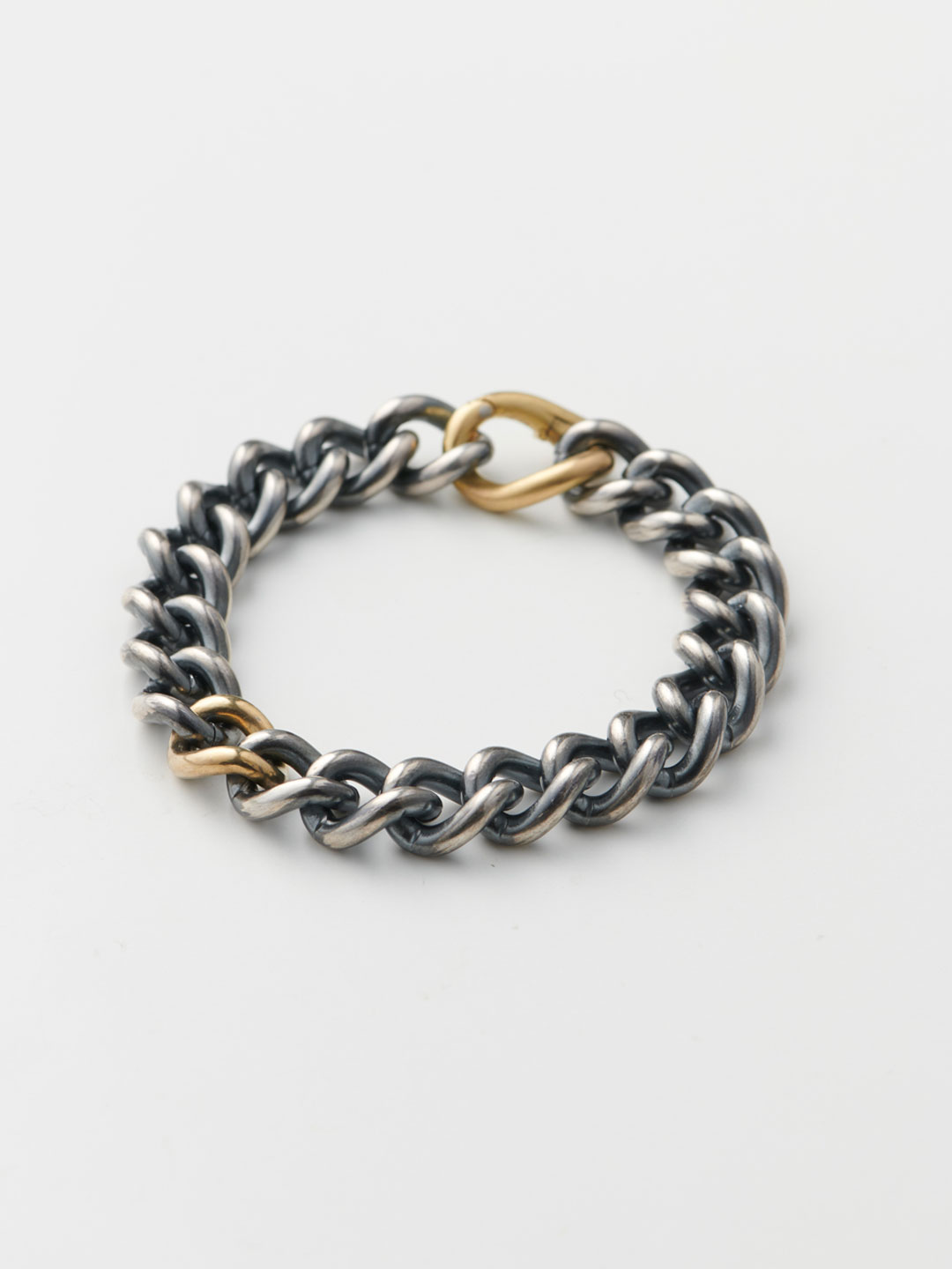 Humete Chain Bracelet 11 Large Clasp / 2S  - Silver