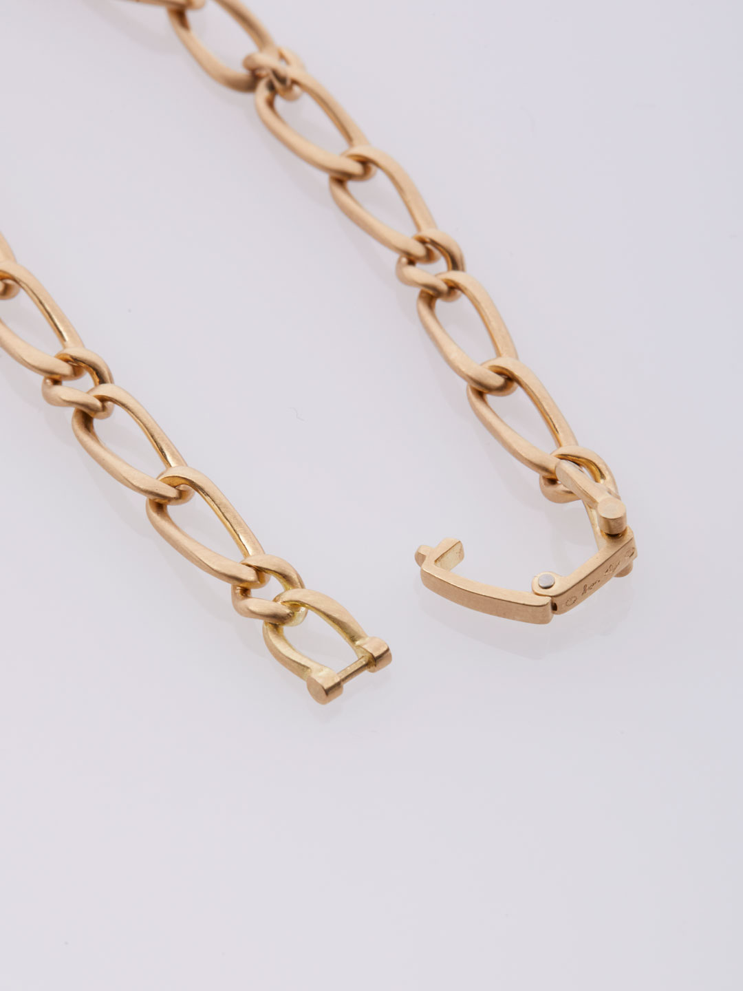 Refine 18K Gold Chain Bracelet / M - Yellow Gold
