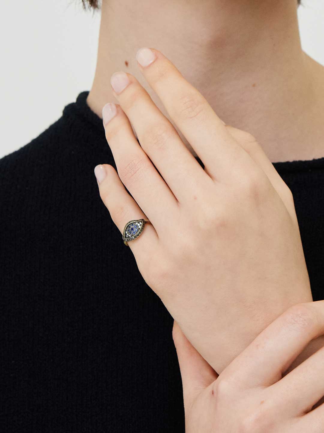 hum(ハム) | ハムエタ キヘイピアス ホワイトダイヤモンド - シルバー