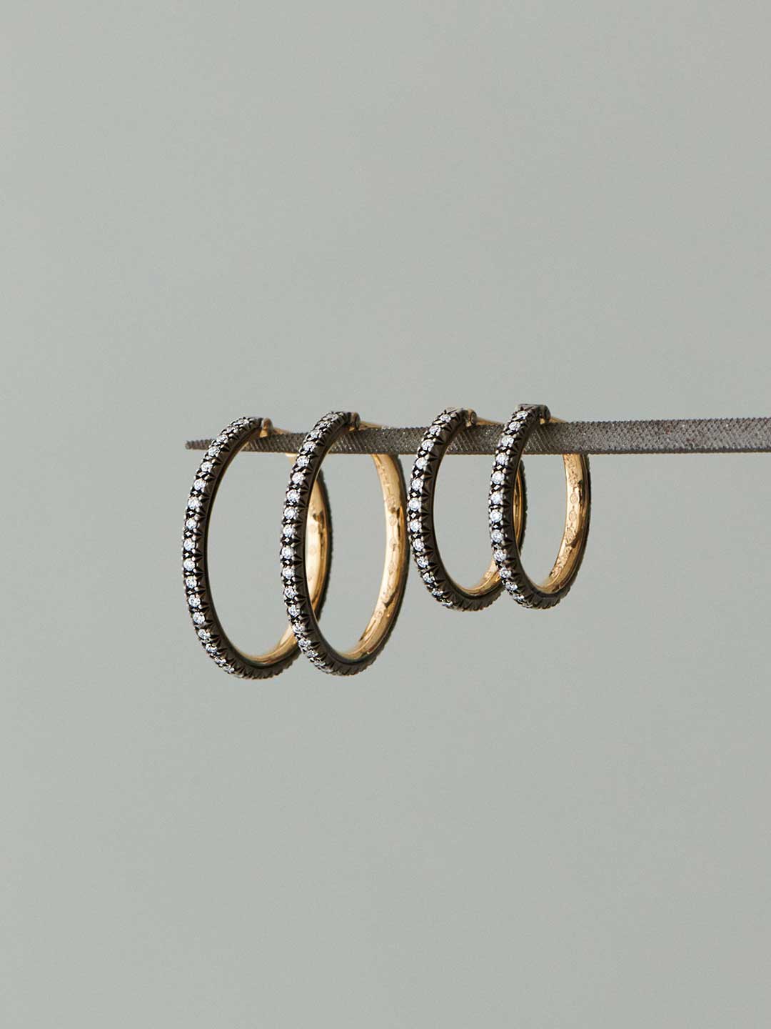 Humete Combination Collection Pierced Earrings M 【et-P133M】 - Gold