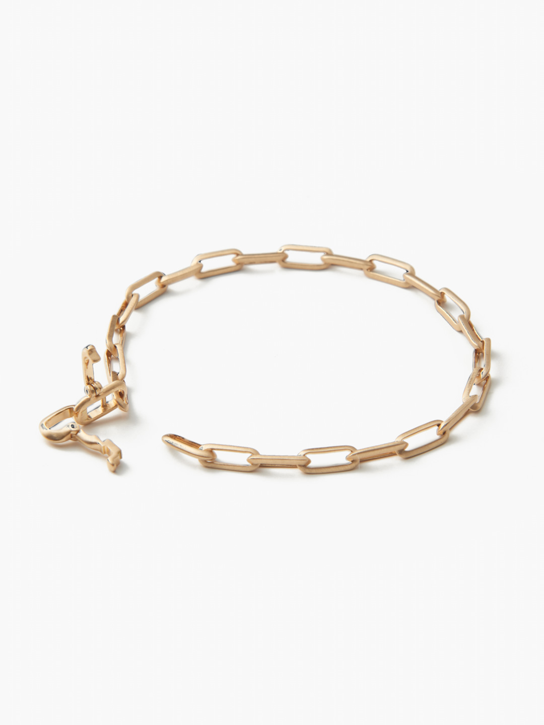 Deco Lace Chain Bracelet 【la-BR266-NC】 / M - Yellow Gold