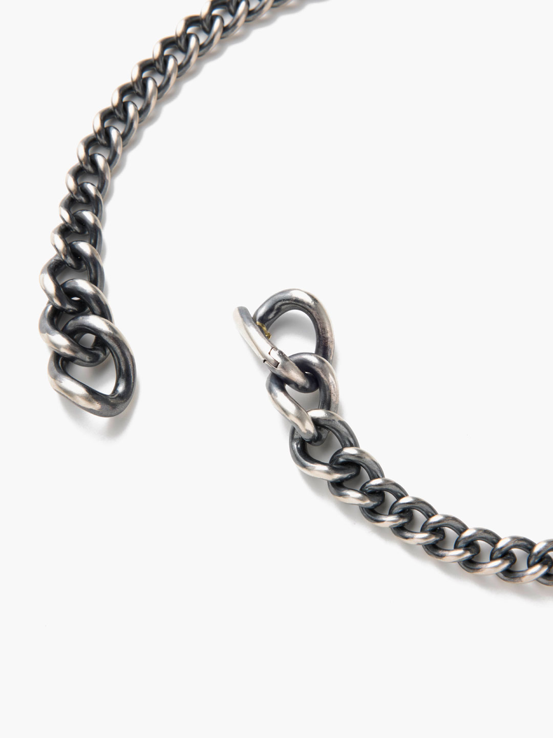 Humete Gradation Chain Necklace [et-N140] - Silver