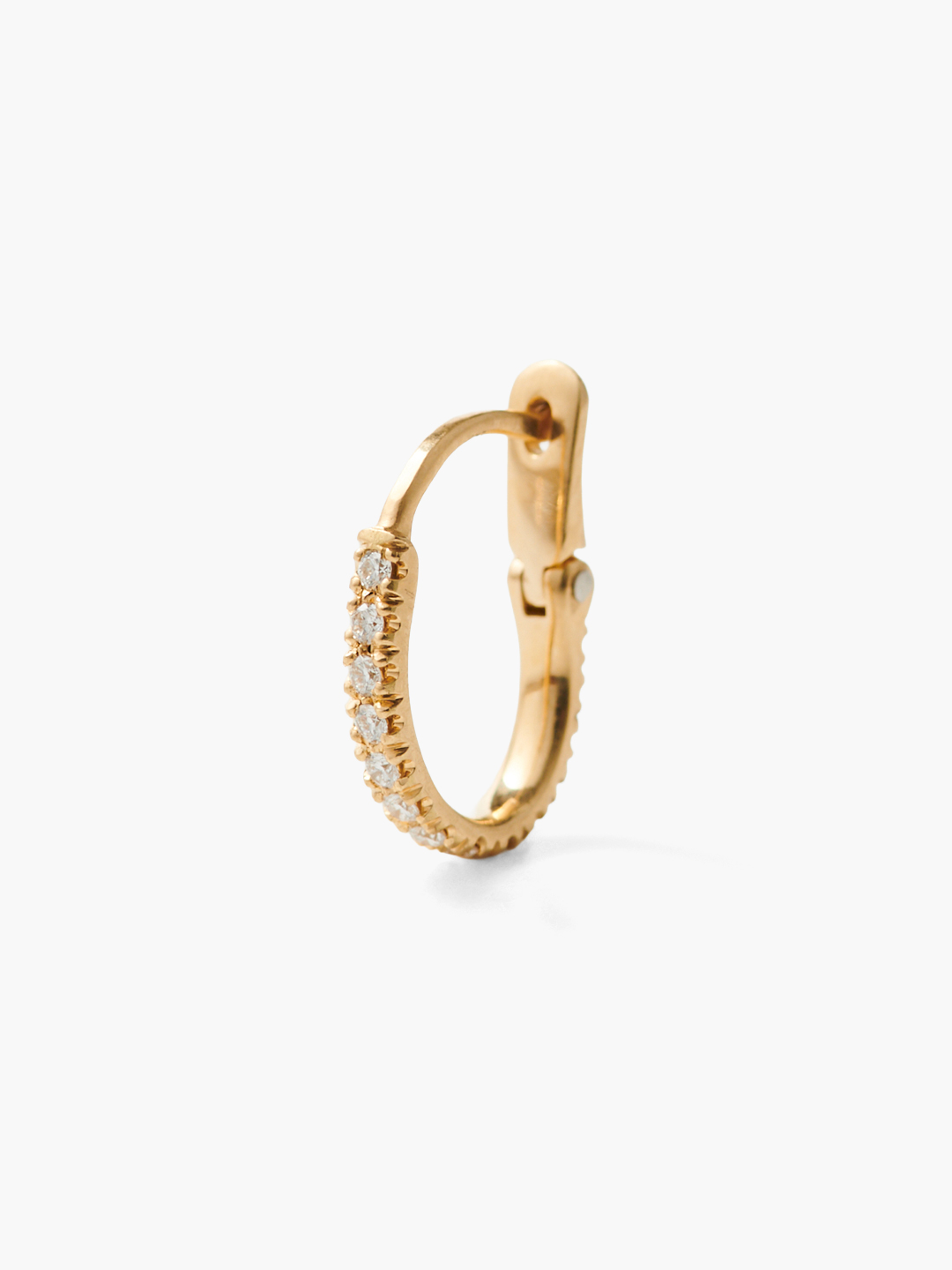 Marvelous Pierced Earring / Diamond Hook【m-P5】- Yellow Gold