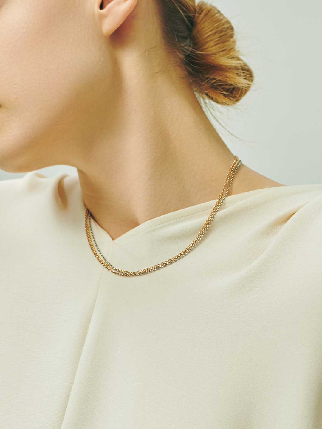 Trinity Necklace 41cm - Yellow Gold