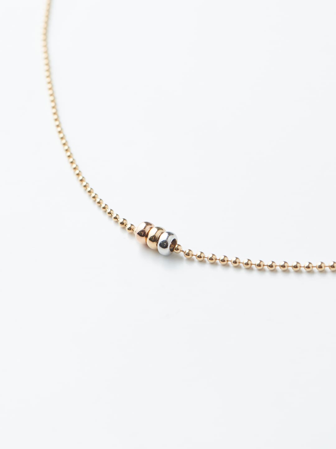 Trinity Necklace 65cm - Yellow Gold