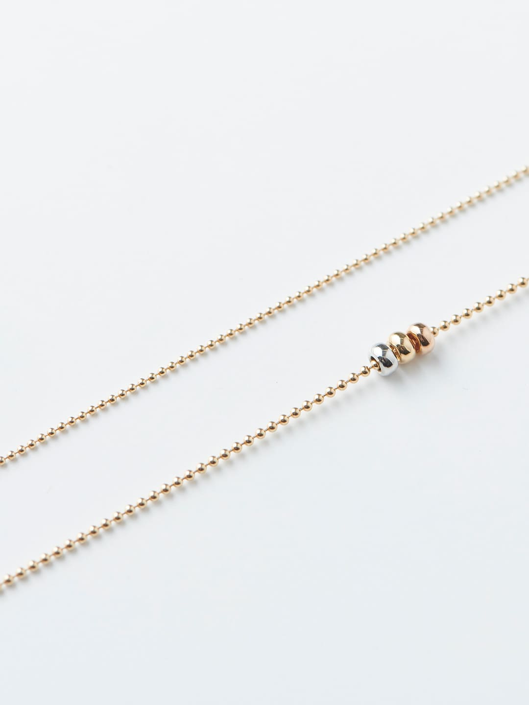 Trinity Necklace 65cm - Yellow Gold