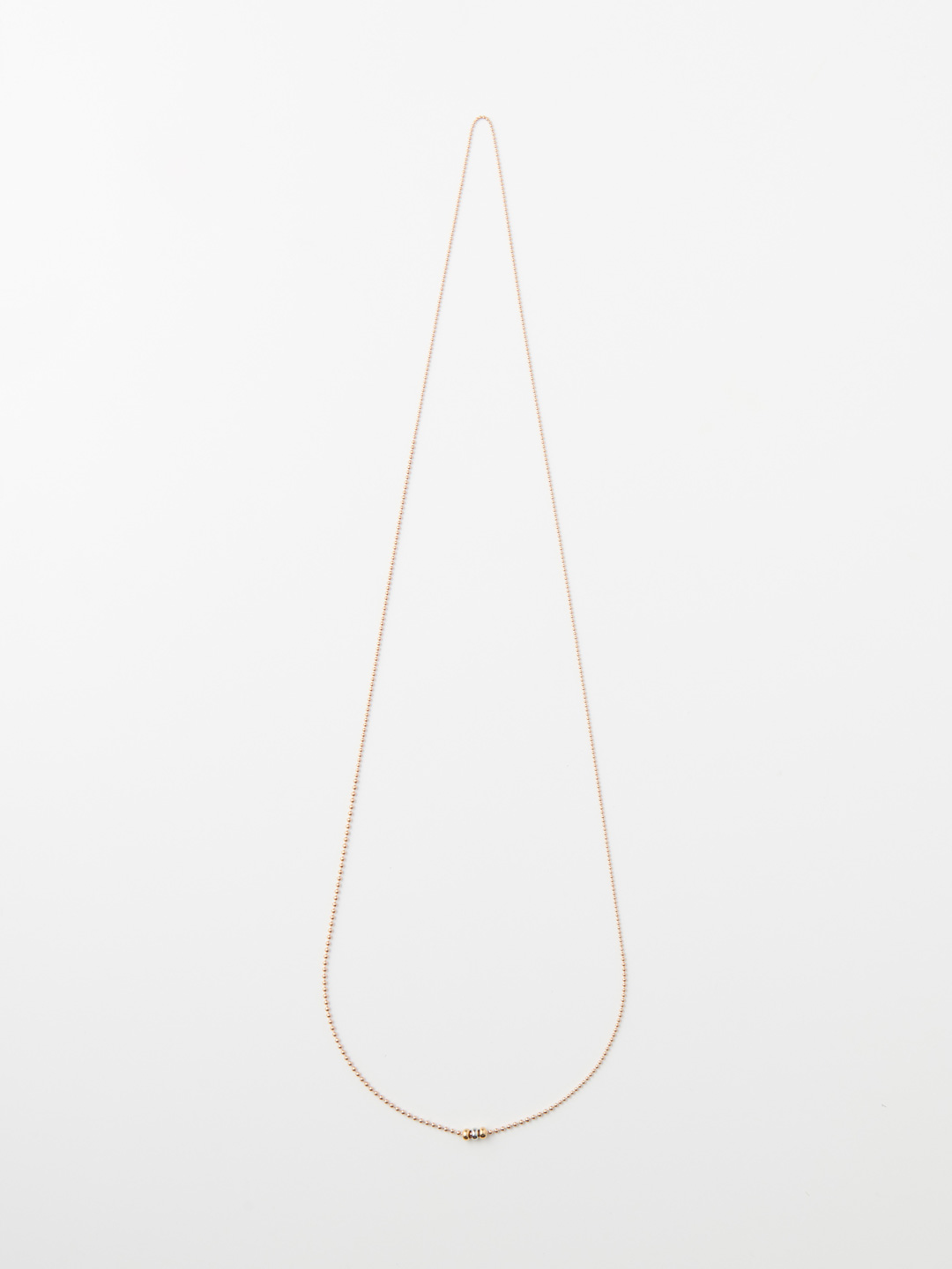 Trinity Necklace 65cm - Pink Gold