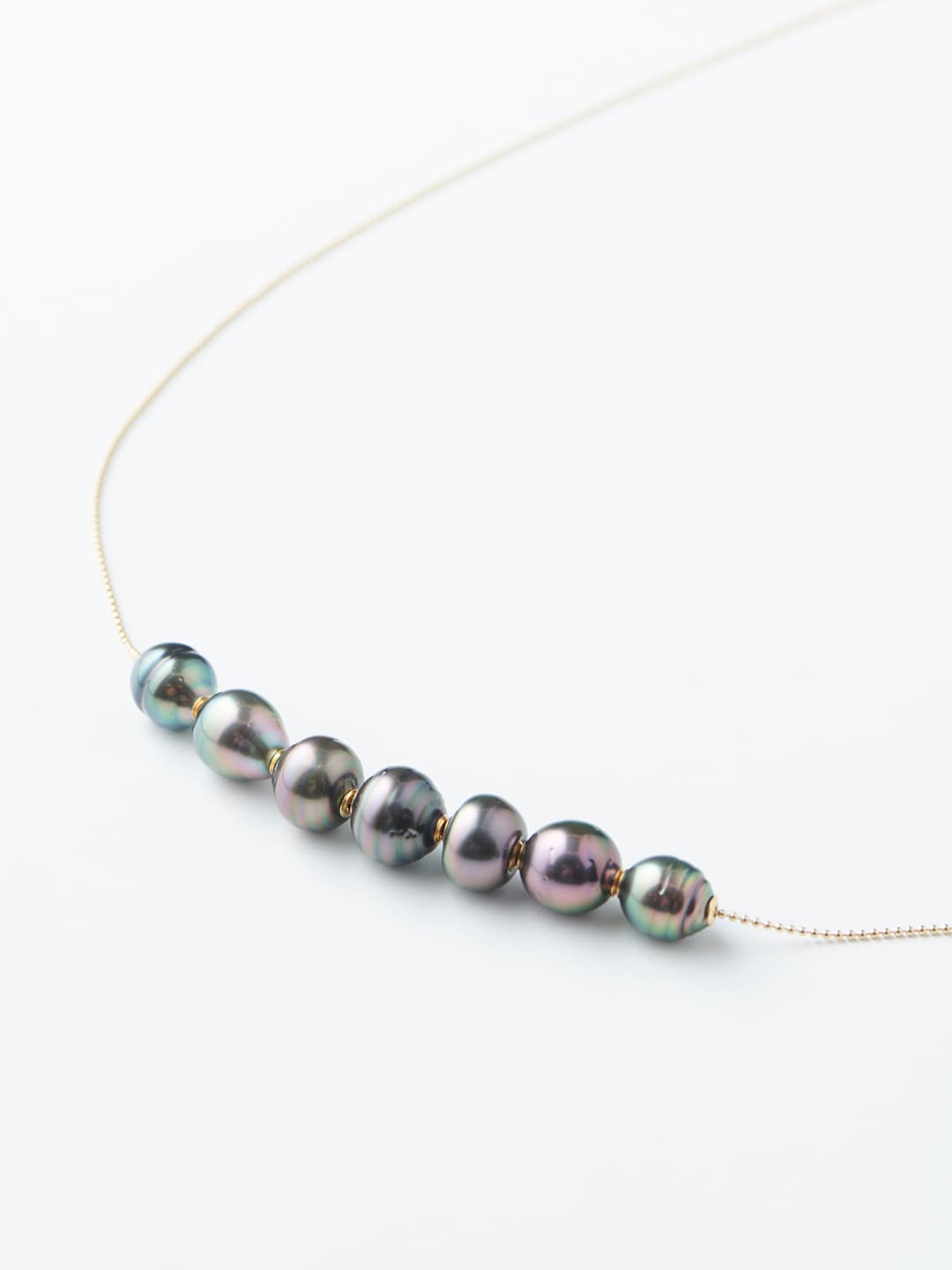 Pearl Necklace 65cm (Sx7) - Yellow Gold