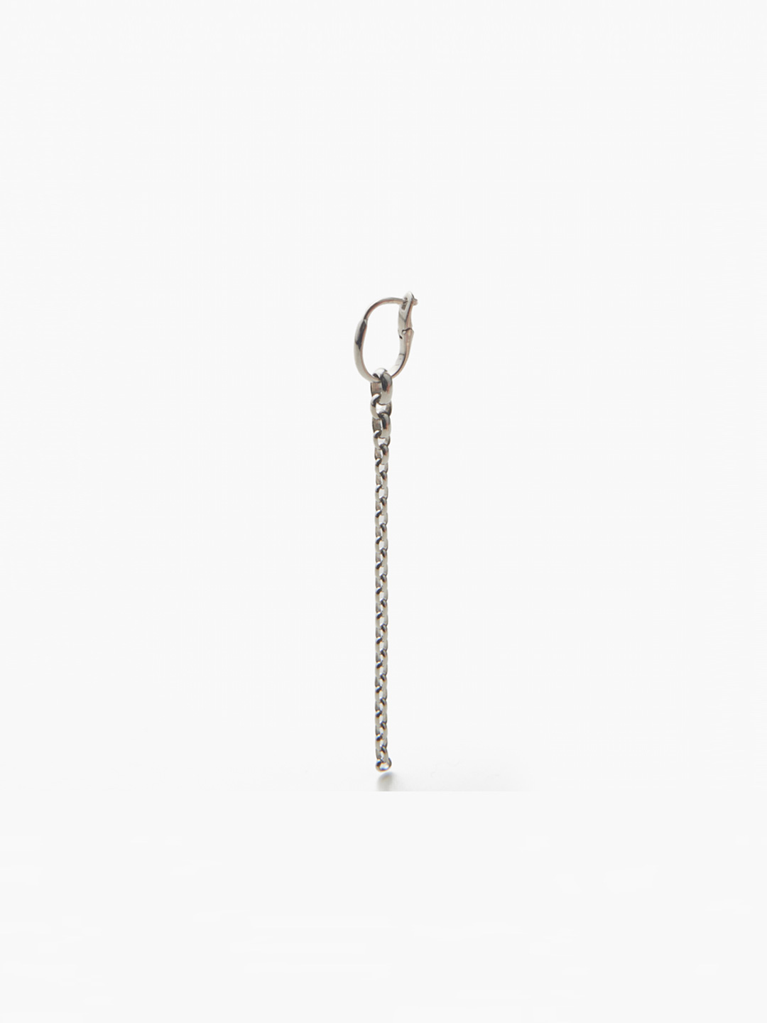 Gradation Arc Hoop Pierced Earring Short 【m-P9-PT】  - Platinum