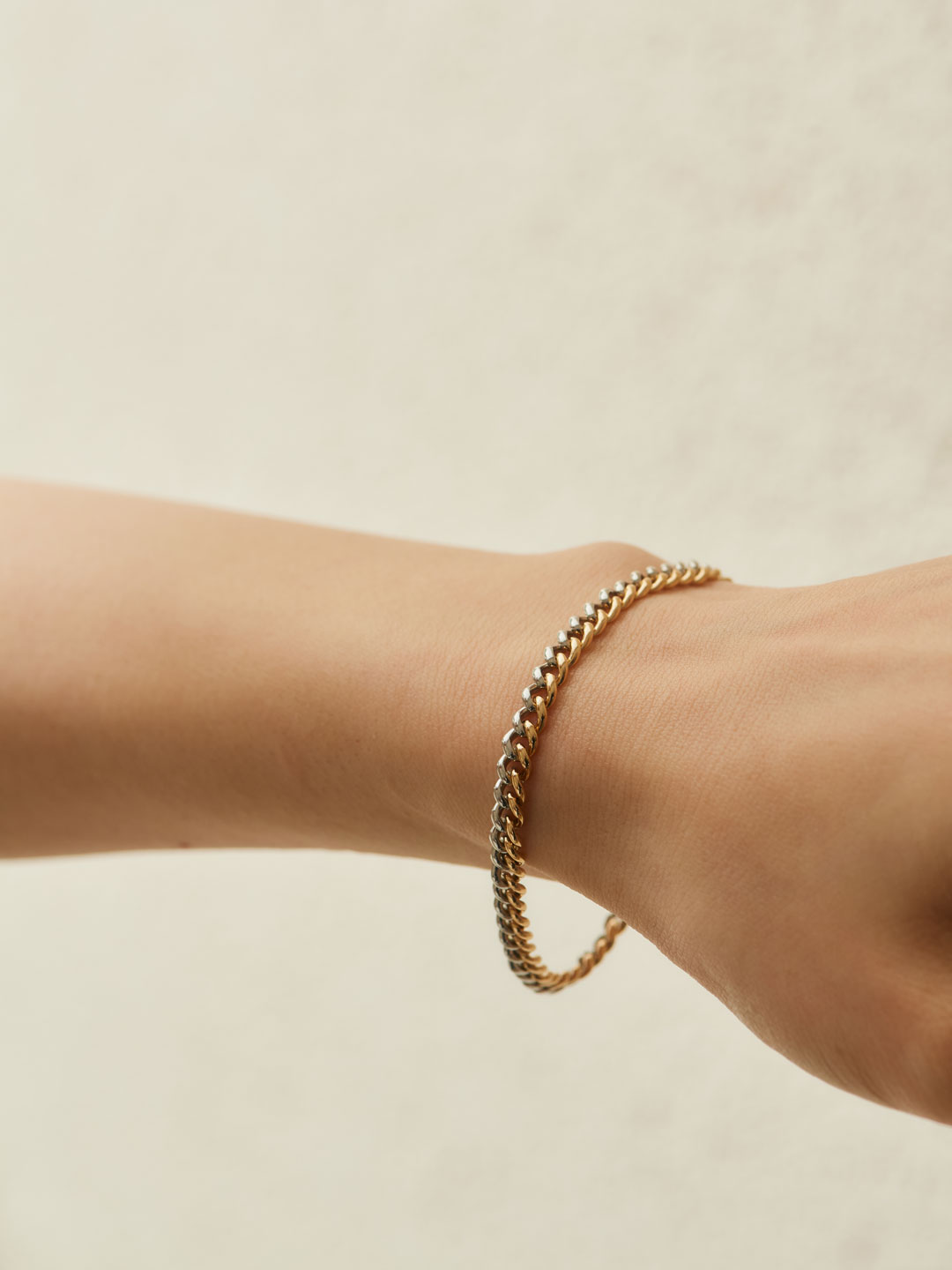 Dual Tone Bracelet【D-BR2】S - Multi Color